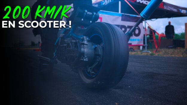 Maxiscoot au DRE 2025 Piste Labarde